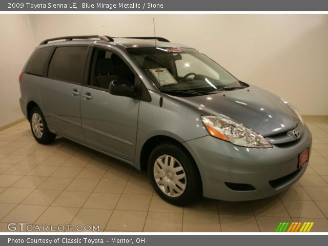 2009 Toyota Sienna LE in Blue Mirage Metallic