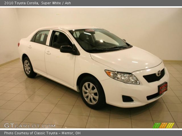 2010 Toyota Corolla  in Super White