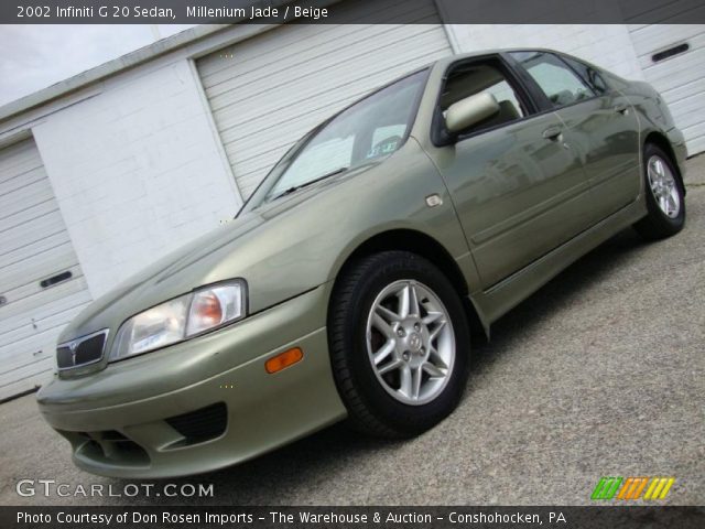 2002 Infiniti G 20 Sedan in Millenium Jade