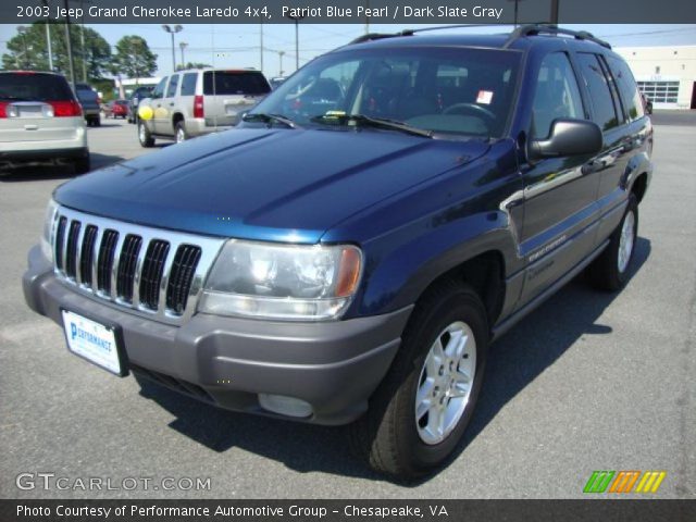 2003 Jeep Grand Cherokee Laredo 4x4 in Patriot Blue Pearl