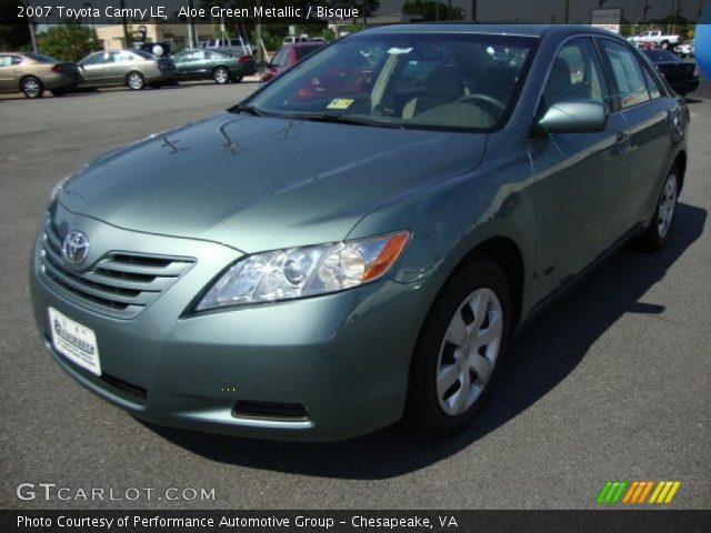 2007 Toyota Camry LE in Aloe Green Metallic