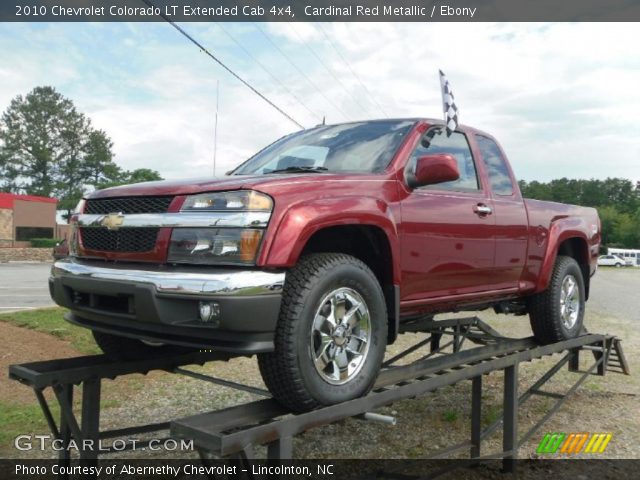 2010 Chevrolet Colorado LT Extended Cab 4x4 in Cardinal Red Metallic