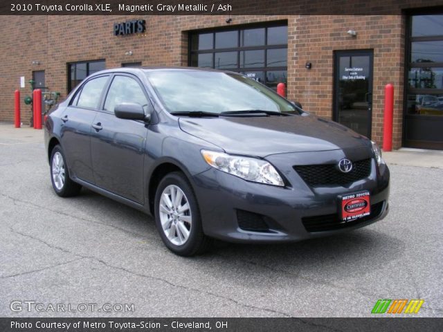 2010 Toyota Corolla XLE in Magnetic Gray Metallic