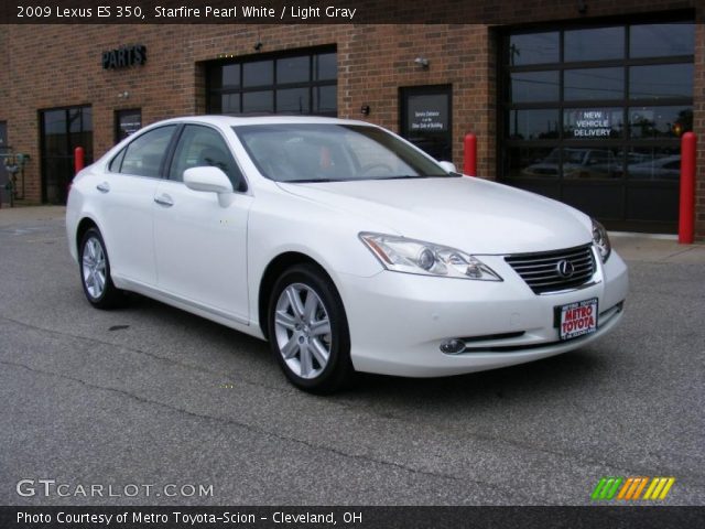 2009 Lexus ES 350 in Starfire Pearl White