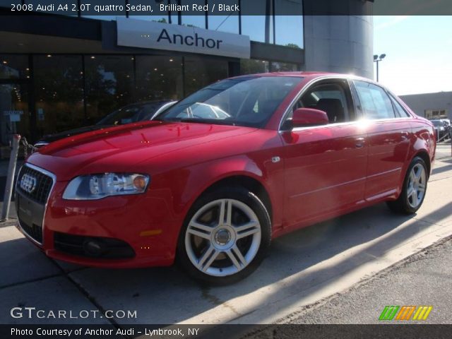 2008 Audi A4 2.0T quattro Sedan in Brilliant Red