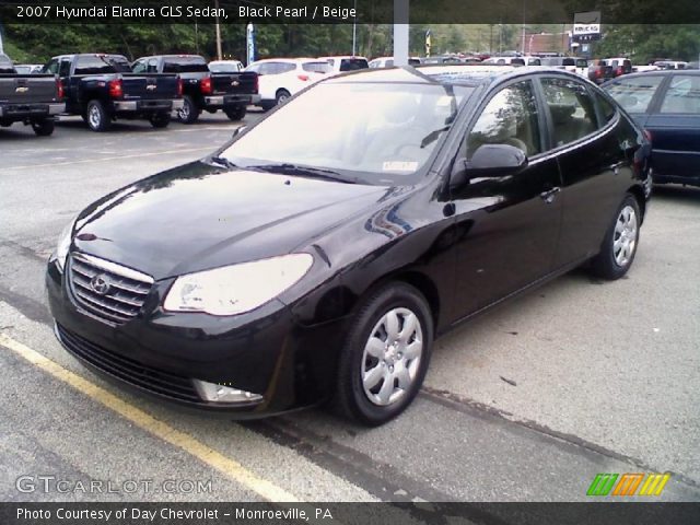 2007 Hyundai Elantra GLS Sedan in Black Pearl