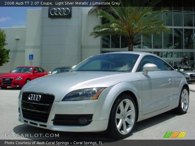 2008 Audi TT 2.0T Coupe in Light Silver Metallic