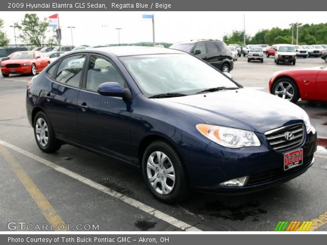 2009 Hyundai Elantra GLS Sedan in Regatta Blue