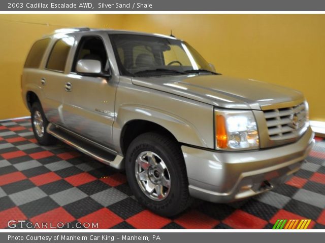 2003 Cadillac Escalade AWD in Silver Sand