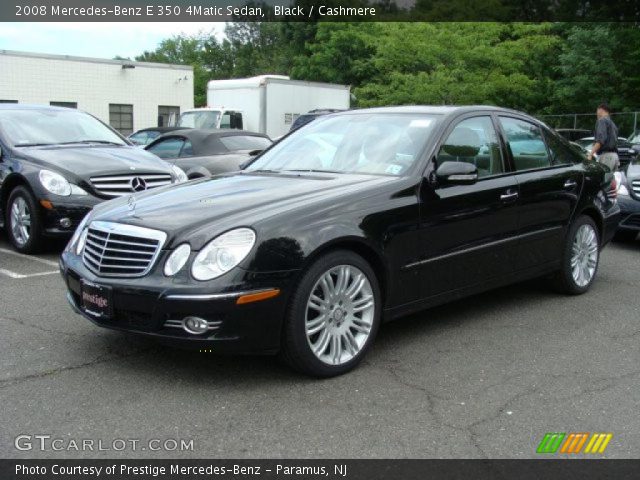 2008 Mercedes-Benz E 350 4Matic Sedan in Black