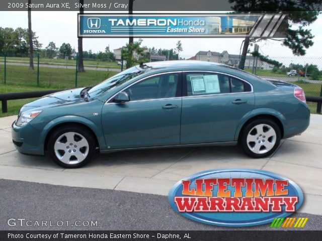 2009 Saturn Aura XE in Silver Moss