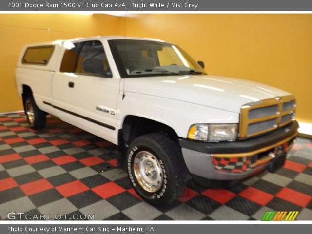 2001 Dodge Ram 1500 ST Club Cab 4x4 in Bright White