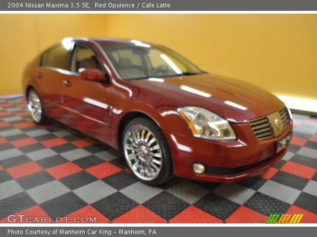 2004 Nissan Maxima 3.5 SE in Red Opulence