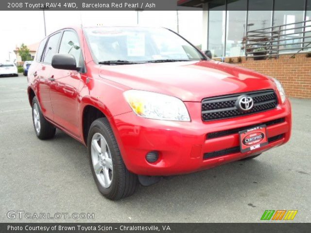 2008 Toyota RAV4 4WD in Barcelona Red Pearl