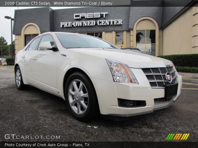 2008 Cadillac CTS Sedan in White Diamond Tri-Coat