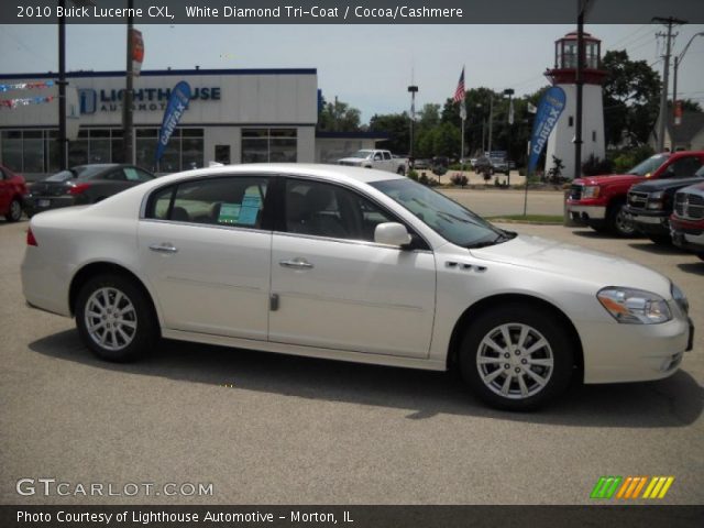 2010 Buick Lucerne CXL in White Diamond Tri-Coat