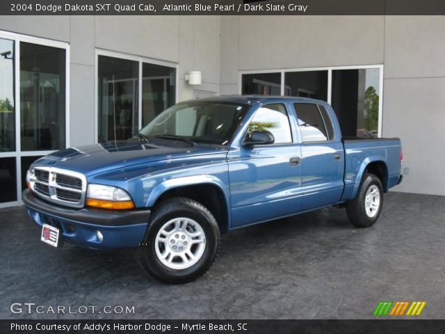 2004 Dodge Dakota SXT Quad Cab in Atlantic Blue Pearl