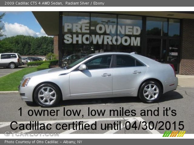 2009 Cadillac CTS 4 AWD Sedan in Radiant Silver