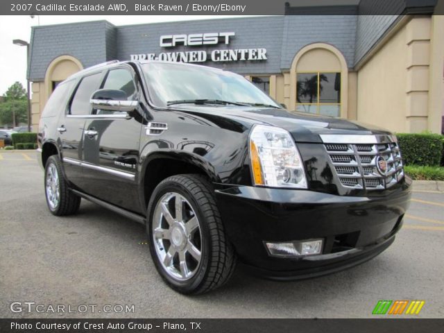 2007 Cadillac Escalade AWD in Black Raven