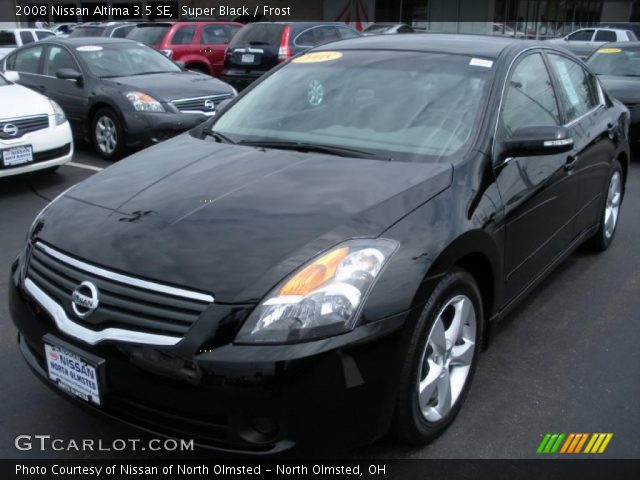 2008 Nissan Altima 3.5 SE in Super Black