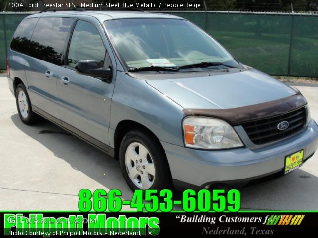 2004 Ford Freestar SES in Medium Steel Blue Metallic