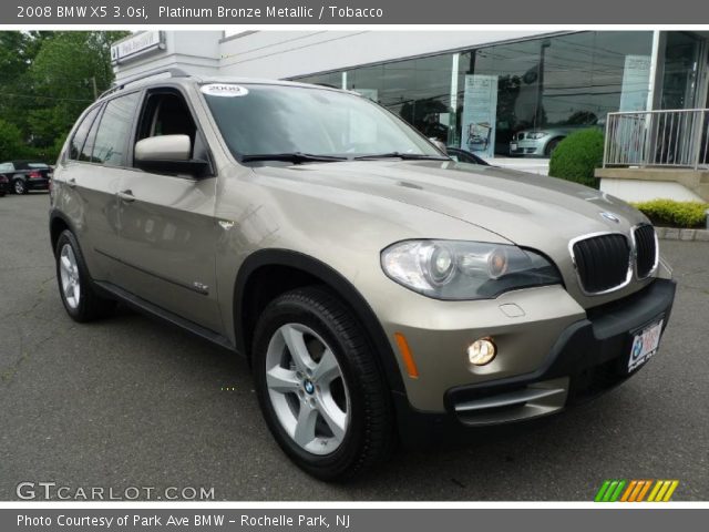 2008 BMW X5 3.0si in Platinum Bronze Metallic