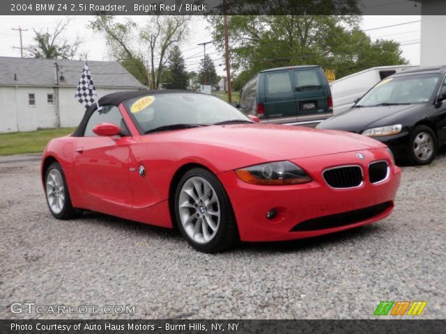 2004 BMW Z4 2.5i Roadster in Bright Red