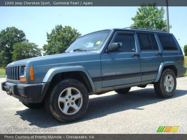1999 Jeep Cherokee Sport in Gunmetal Pearl