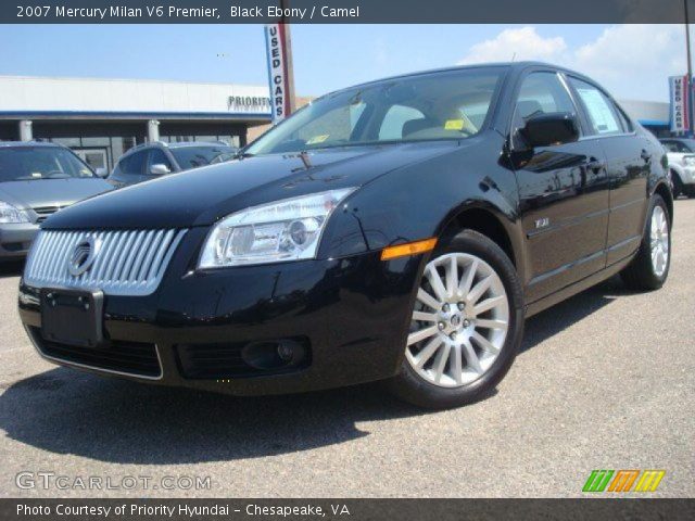 2007 Mercury Milan V6 Premier in Black Ebony