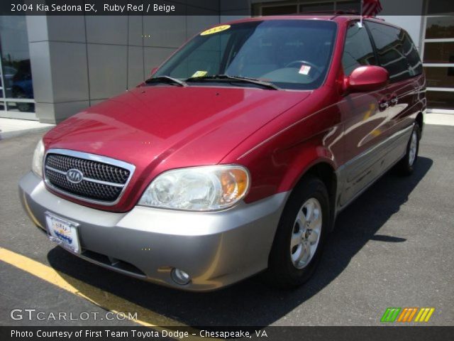 2004 Kia Sedona EX in Ruby Red