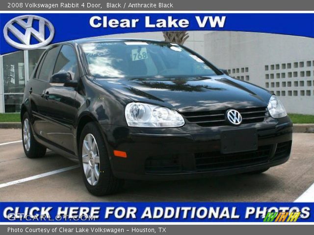 2008 Volkswagen Rabbit 4 Door in Black