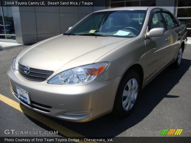 2004 Toyota Camry LE in Desert Sand Mica