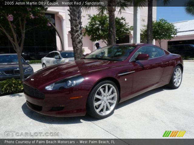 2005 Aston Martin DB9 Coupe in Merlot Red