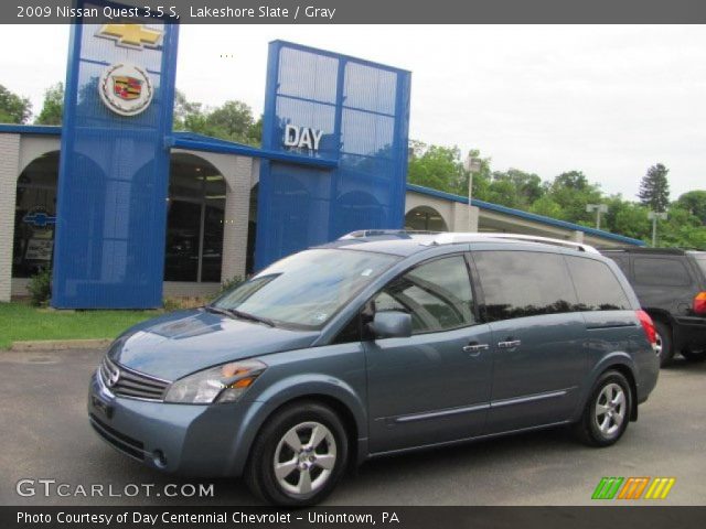 2009 Nissan Quest 3.5 S in Lakeshore Slate