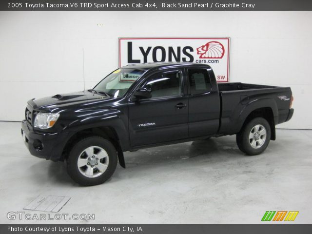 2005 Toyota Tacoma V6 TRD Sport Access Cab 4x4 in Black Sand Pearl