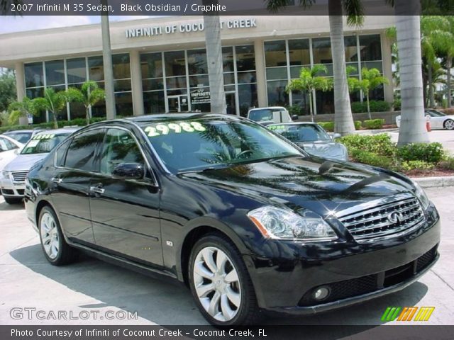 2007 Infiniti M 35 Sedan in Black Obsidian