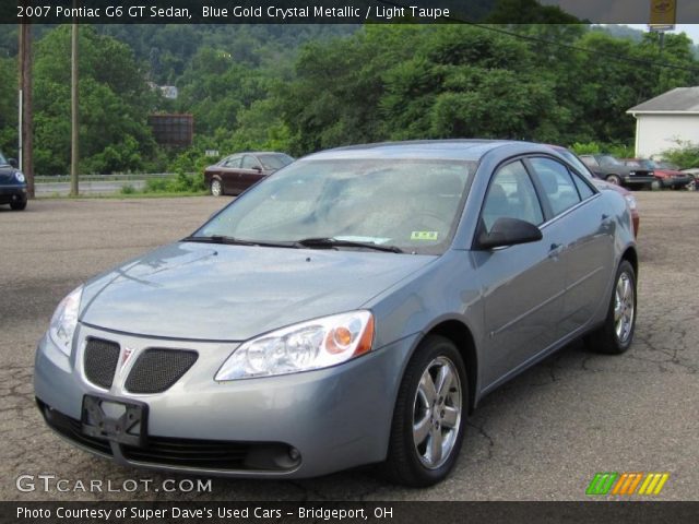 2007 Pontiac G6 GT Sedan in Blue Gold Crystal Metallic