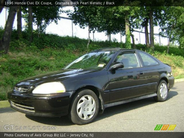 1996 Honda Civic EX Coupe in Granada Black Pearl Metallic