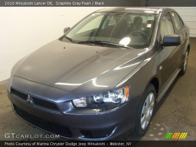 2010 Mitsubishi Lancer DE in Graphite Gray Pearl