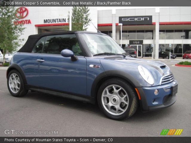 2006 Mini Cooper S Convertible in Cool Blue Metallic
