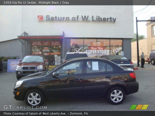 2009 Kia Rio LX Sedan in Midnight Black