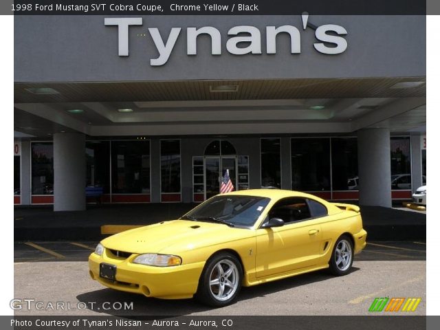 1998 Ford Mustang SVT Cobra Coupe in Chrome Yellow