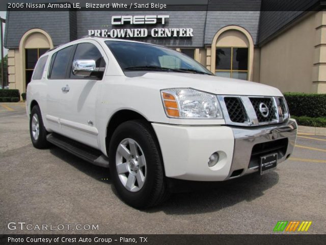 2006 Nissan Armada LE in Blizzard White