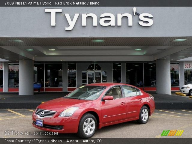 2009 Nissan Altima Hybrid in Red Brick Metallic