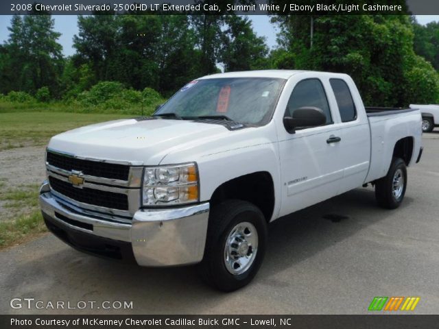 2008 Chevrolet Silverado 2500HD LT Extended Cab in Summit White