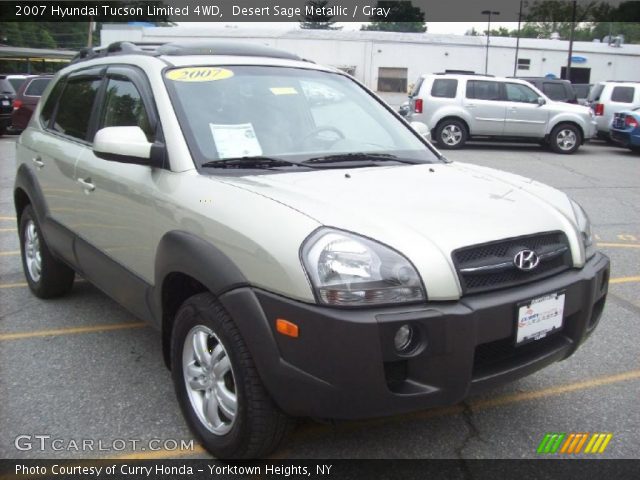 2007 Hyundai Tucson Limited 4WD in Desert Sage Metallic