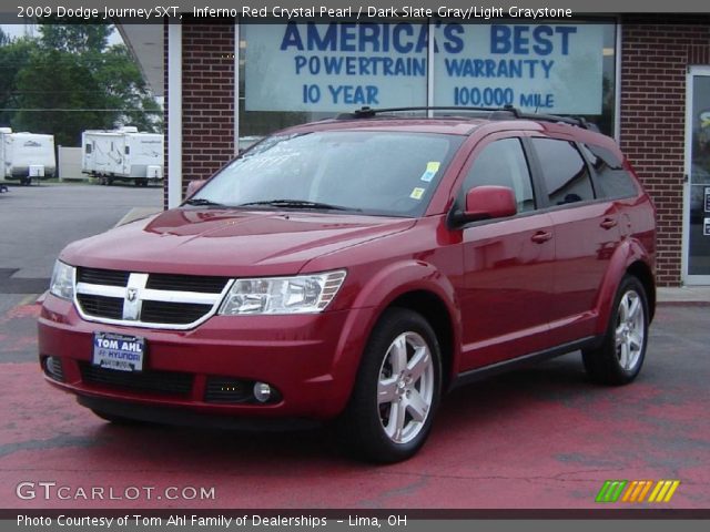 2009 Dodge Journey SXT in Inferno Red Crystal Pearl