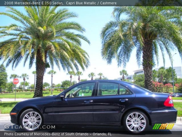 2008 Mercedes-Benz E 350 Sedan in Capri Blue Metallic