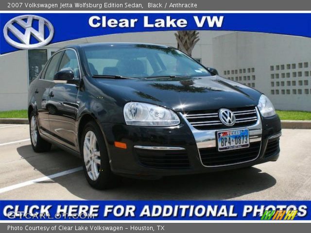 2007 Volkswagen Jetta Wolfsburg Edition Sedan in Black