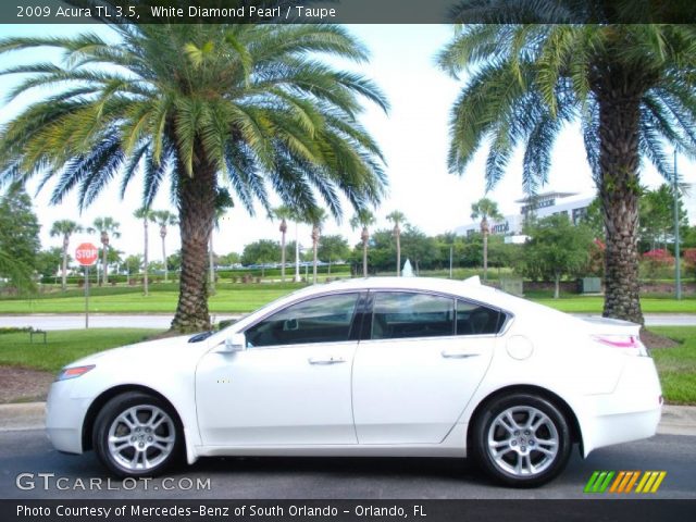 2009 Acura TL 3.5 in White Diamond Pearl